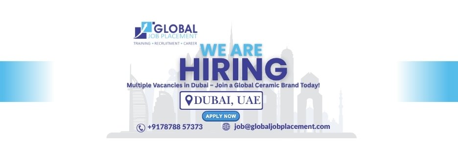 Join a Branded Ceramic Industry – Multiple Vacancies Available for Production Staff in Dubai!
